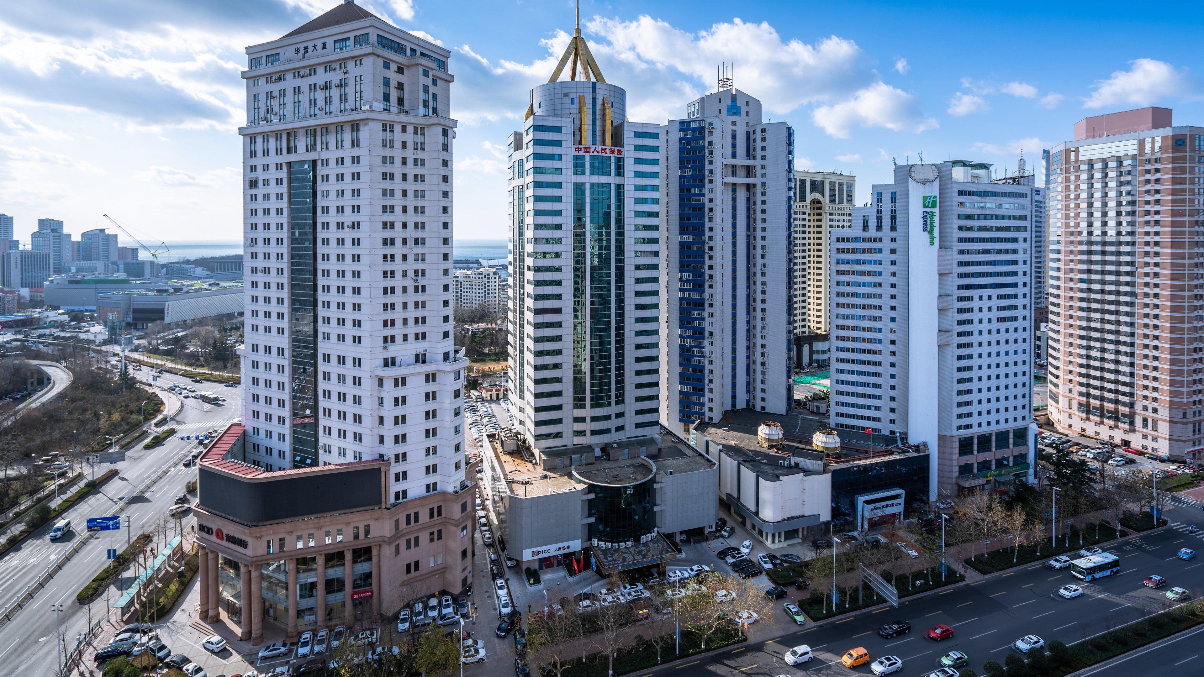 Holiday Inn Express Qingdao City Center By Ihg Eksteriør billede